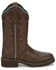 Image #2 - Justin Women's Raya Western Boots - Square Toe, Tan, hi-res