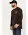 Image #3 - Cody James Men's FR Long Sleeve Graphic Shirt, Chocolate, hi-res