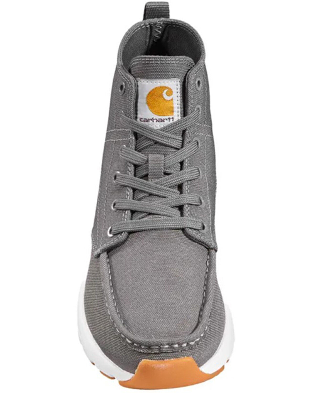 Image #4 - Carhartt Women's Haslett 5" Moc Canvas Chukka Shoes - Soft Toe, Grey, hi-res