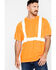 Image #1 - Hawx Men's Reflective Short Sleeve Work T-Shirt , Orange, hi-res