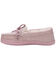 Image #3 - Lamo Footwear Girls' Casual Slippers - Moc Toe , Pink, hi-res