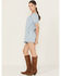 Image #2 - Free People Women's Daisy Denim Babydoll Romper, Blue, hi-res