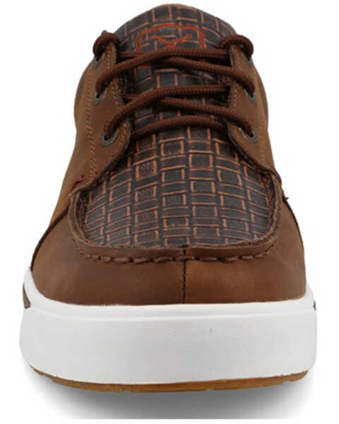 Image #4 - Twisted X Men's Kicks Casual Shoes - Moc Toe , Chocolate, hi-res