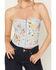 Image #3 - Originality Women's Boot Barn Exclusive Tapestry Sweetheart Corset, Blue, hi-res