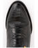 Image #6 - Ferrini Men's Nash Exotic Ostrich Leg Western Boots - Round Toe, Black, hi-res