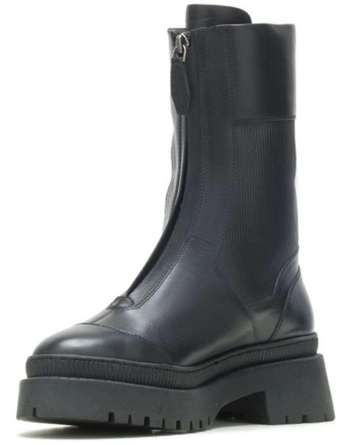 Image #2 - Harley Davidson Women's 9" Kavan Zip-Up Fashion Boots - Round Toe, Black, hi-res