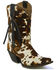 Image #1 - Tony Lama Women's Tri-Color Hair On Calf Cowgirl Boots - Snip Toe, , hi-res