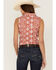 Wrangler Women's Southwestern Sleeveless Western Shirt, , hi-res