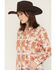 Image #2 - Rock & Roll Denim Women's Poster Print Long Sleeve Button-Down Western Shirt, Rust Copper, hi-res