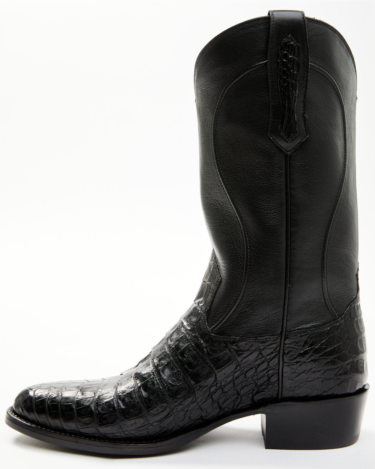 Image #3 - Cody James Black 1978® Men's Chapman Exotic Caiman Belly Western Boots - Round Toe, Black, hi-res