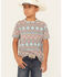 Rock & Roll Denim Boys' Southwestern Print Short Sleeve T-Shirt , Multi, hi-res