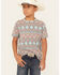 Rock & Roll Denim Boys' Southwestern Print Short Sleeve T-Shirt , Multi, hi-res