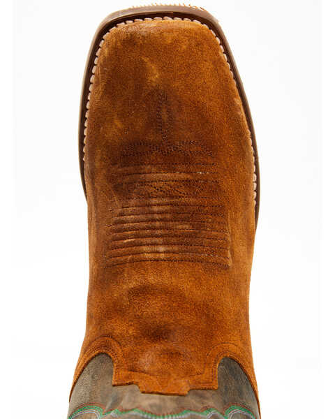 Image #6 - Dan Post Men's Western Performance Boots - Square Toe, Brown, hi-res