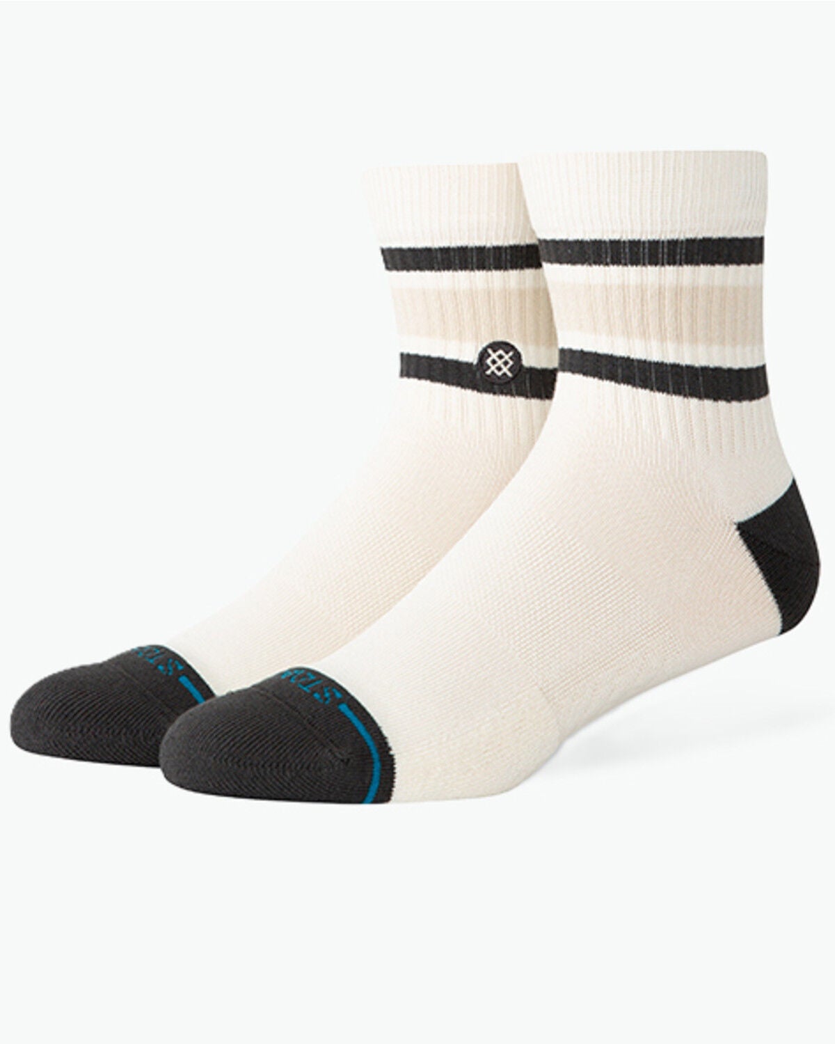 Image #1 - Stance Women's Boyd Quarter Socks, Light Grey, hi-res