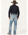 Image #3 - Wrangler Retro Men's Oleson Medium Wash Slim Bootcut Stretch Denim Jeans, Medium Wash, hi-res