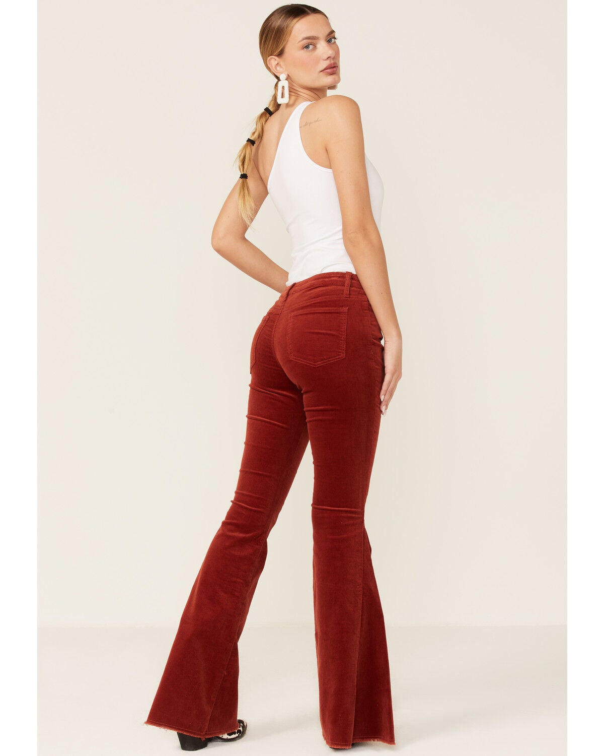 Rise Corduroy Super Flare Pants | Sheplers