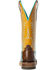 Ariat Women's Belmont Western Performance Boots - Broad Square Toe, Brown, hi-res