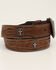 Ariat Men's Tooled Cross Western Belt, , hi-res