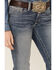 Image #3 - Ariat Women's Mid Rise Icon Stackable Straight Stretch Denim Riding Jeans, Indigo, hi-res