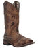Image #1 - Laredo Women's Charli Performance Western Boots - Broad Square Toe, Distressed Brown, hi-res