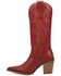 Image #4 - Dingo Women's Hensley Tall Western Boots - Round Toe, Red, hi-res