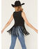 Image #4 - Idyllwind Women's Whitsett Faux Suede Fringe Sleeveless Tank top, Black, hi-res