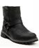 Image #1 - Corkys Women's Fall In Love Harness Booties - Round Toe, Black, hi-res