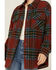 Image #3 - Fornia Women's Plaid Print Shacket, Rust Copper, hi-res