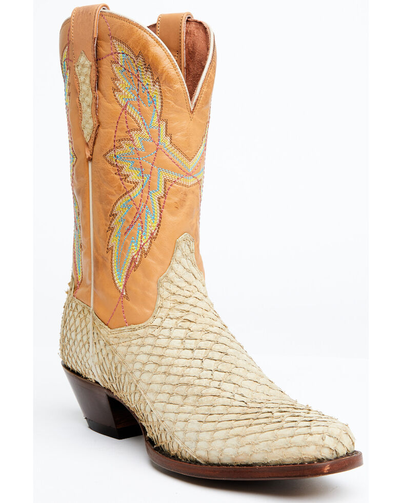 Dan Post Women's Queretaro Western Boots - Broad Square Toe, Oryx, hi-res