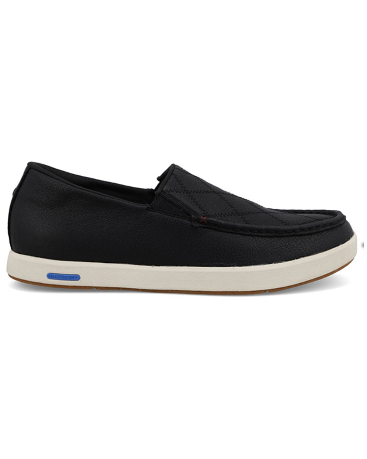 Image #2 - Twisted X Men's Slip-On Ultralite X™ Casual Shoes - Moc Toe, Black, hi-res
