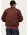 Brixton Men's Dillinger Bomber Jacket, Burgundy, hi-res