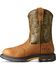 Image #3 - Ariat Men's H20 WorkHog® Work Boots - Composite Toe, Aged Bark, hi-res