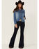 Image #5 - RANK 45® Women's Signature Denim Rancher Jacket, Medium Wash, hi-res