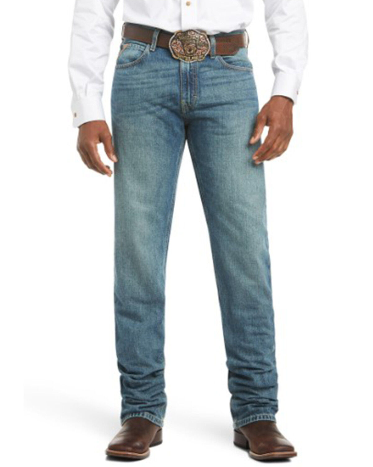 Image #2 - Ariat Men's M2 Relaxed Fit Granite Bootcut Jeans, Granite, hi-res