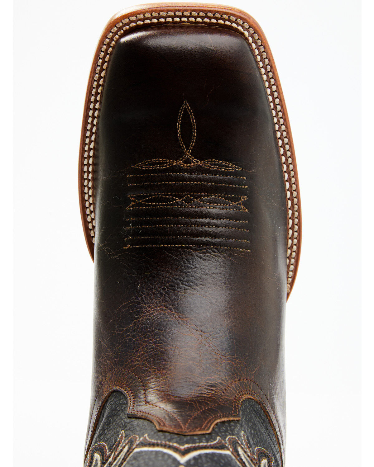 Image #6 - Cody James Men's Montana Western Boots - Broad Square Toe, Dark Brown, hi-res