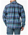 Image #2 - Dickies Men's Flex Plaid Print Long Sleeve Button-Down Flannel Work Shirt, Navy, hi-res