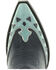 Image #3 - Old Gringo Women's Miles City Western Boots - Snip Toe, Black/blue, hi-res