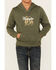 Image #3 - Wrangler Boys' Rodeo Graphic Hooded Sweatshirt , Olive, hi-res