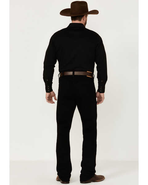 Image #3 - Blue Ranchwear Men's Durango Stretch Slim Straight Jeans  , Black, hi-res