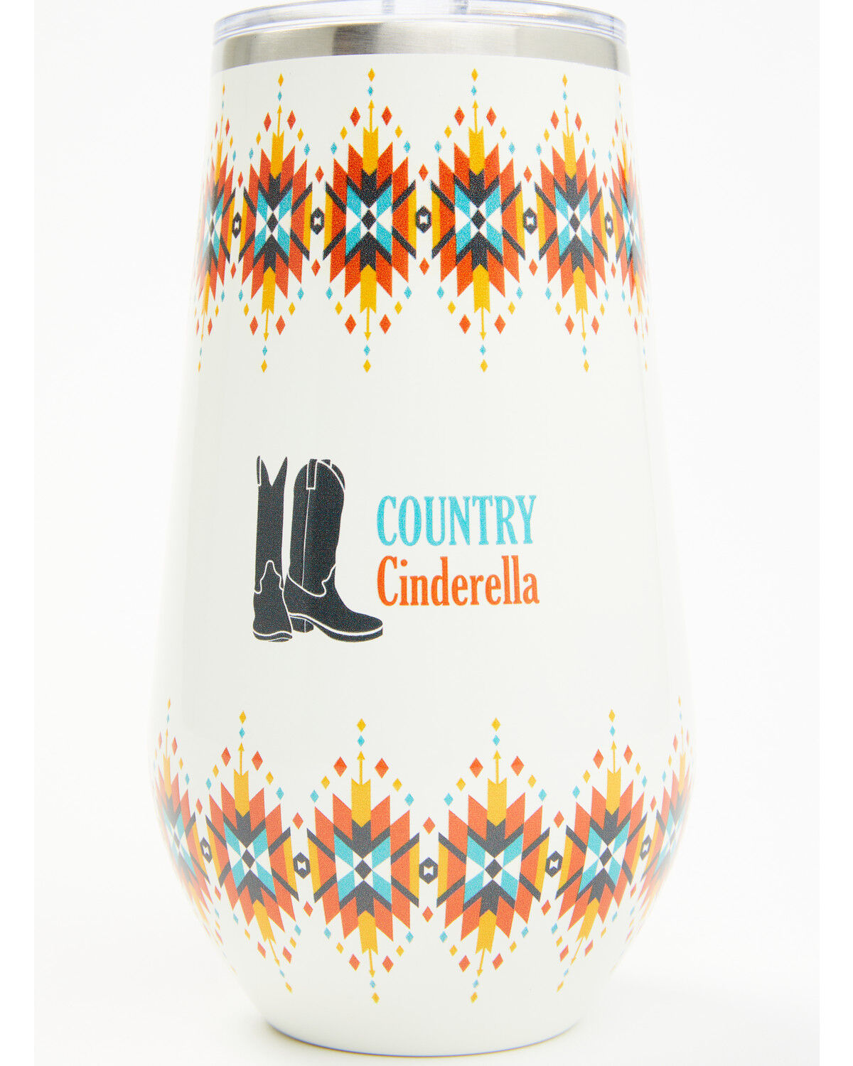 Image #1 - Boot Barn Women's 16oz Country Cinderella Wine Tumbler, Multi, hi-res