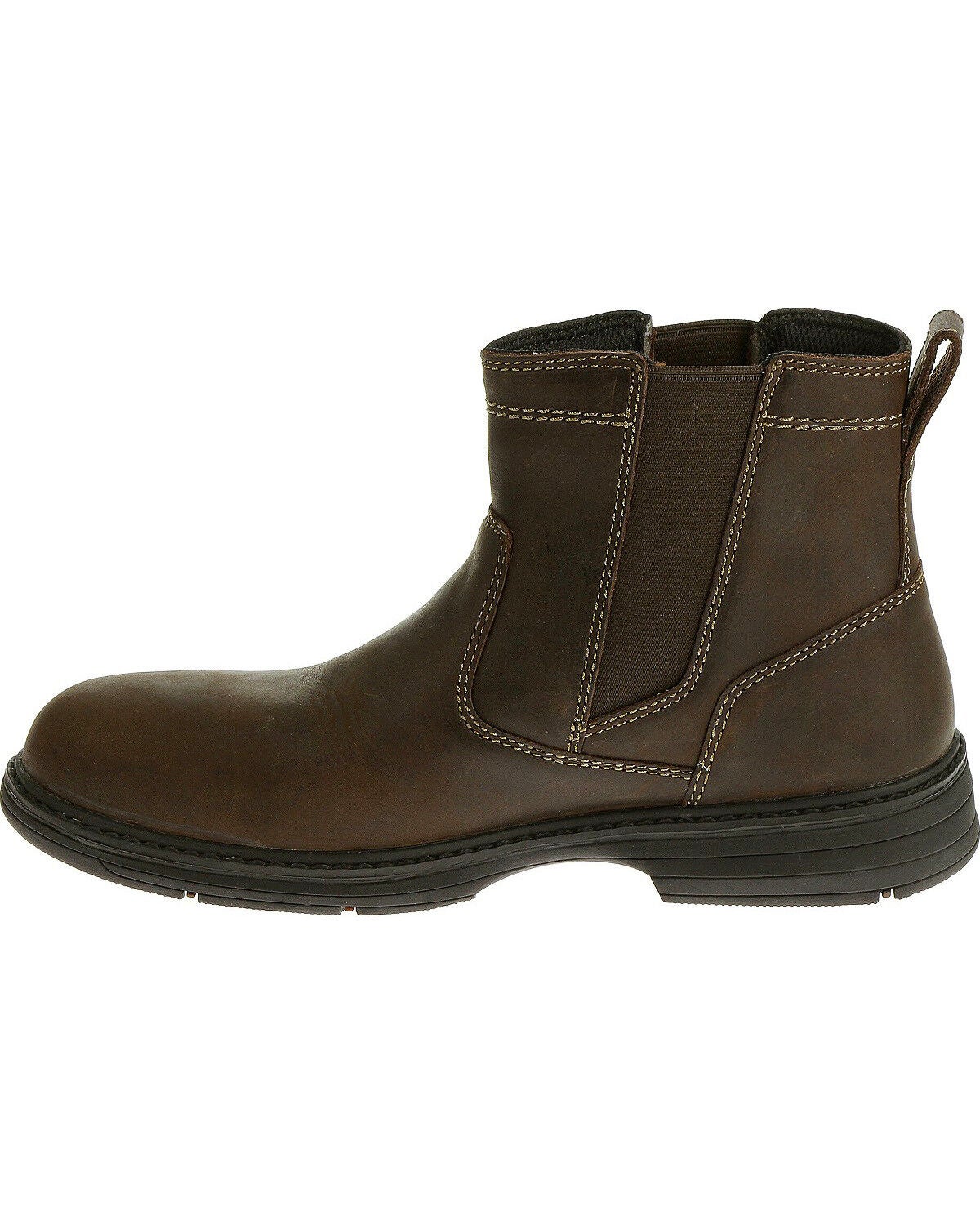 caterpillar pull on work boots
