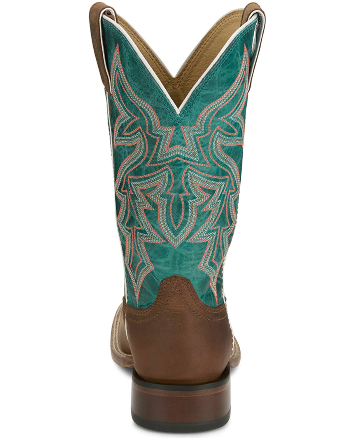 Image #5 - Justin Women's Miss Elle Western Boots - Broad Square Toe, Brown, hi-res