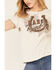 Ariat Women's Tan Ranch Round Up Horseshoe Graphic Tee , Tan, hi-res