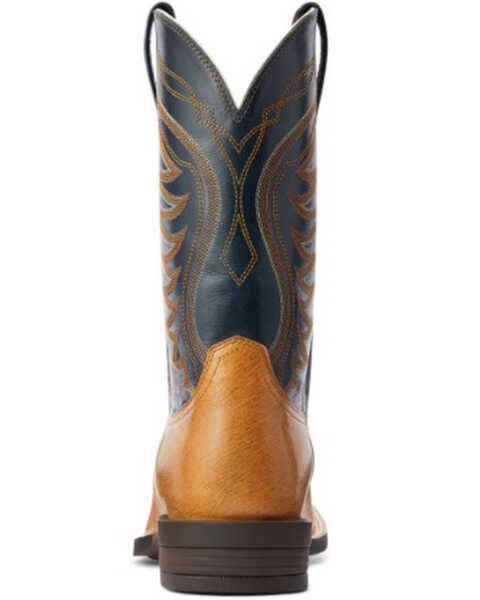 Image #3 - Ariat Men's Reckoning Smooth Quill Ostrich Exotic Western Boots - Broad Square Toe , Brown, hi-res