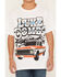 Image #3 - Luke Combs Boys' Truck Short Sleeve Graphic T-Shirt, White, hi-res