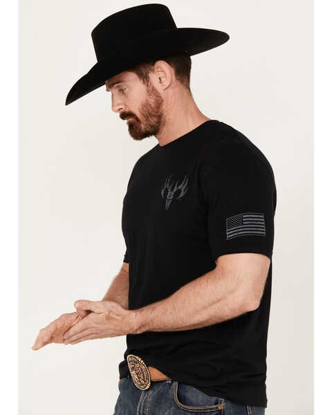 Image #2 - Buckwear Men's Boot Barn Exclusive Not Illegal Short Sleeve Graphic T-Shirt, Black, hi-res