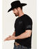Image #2 - Buckwear Men's Boot Barn Exclusive Not Illegal Short Sleeve Graphic T-Shirt, Black, hi-res