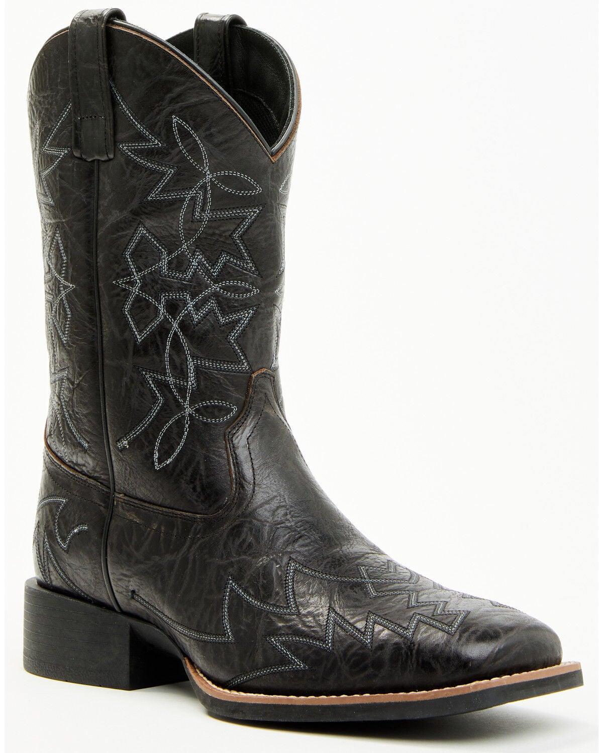 Cody James Ace&trade; Western Boots - Broad Square Toe, Black, hi-res