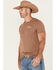 Image #3 - Pendleton Men's Boot Barn Exclusive Lasso Short Sleeve Graphic T-Shirt, Lt Brown, hi-res
