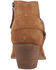 Dingo Women's Buckskin Western Fashion Booties - Snip Toe , Brown, hi-res